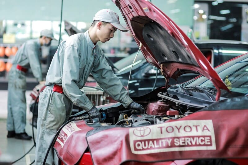 Bảo dưỡng xe Toyota